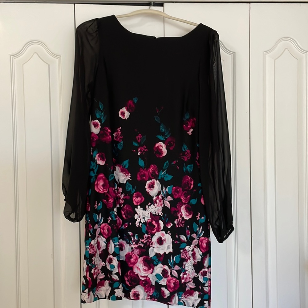 Floral knee length dress